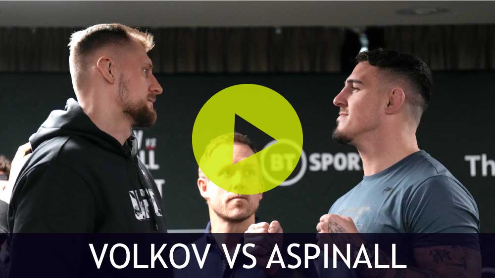 Volkov vs Aspinall Full Fight